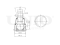 Front lower ball joint thumb