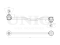 Front stabilizer link thumb