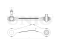 Rear lower left transverse suspension arm thumb