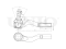Right tie rod end thumb