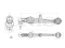 Front lower transverse suspension arm thumb
