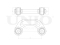 Front stabilizer link thumb