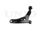 Front left transverse suspension arm thumb