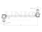 Rear stabilizer link thumb