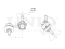 Front left stabilizer link thumb