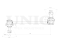 Front stabilizer link thumb