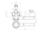 Tie rod end thumb