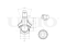Front lower ball joint thumb