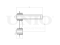 Rear lower transverse suspension arm thumb