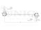 Front stabilizer link thumb