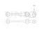 Front lower transverse suspension arm thumb