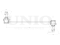 Front stabilizer link thumb