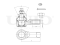 Tie rod end thumb