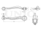 Rear upper right transverse suspension arm thumb