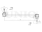 Front stabilizer link thumb
