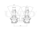 Rear stabilizer link thumb