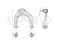 Front upper left transverse suspension arm thumb