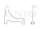 Front lower right transverse suspension arm thumb