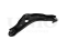 Front left transverse suspension arm thumb