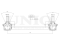 Rear stabilizer link thumb