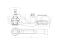 Tie rod end thumb