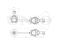 Rear stabilizer link thumb