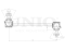 Front stabilizer link thumb
