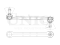 Front stabilizer link thumb