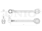 Front lower transverse suspension arm thumb