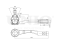 Left tie rod end thumb