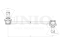 Front stabilizer link thumb