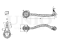 Front lower right transverse suspension arm thumb