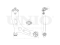 Front right transverse suspension arm thumb