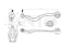 Front lower right transverse suspension arm thumb