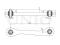 Rear left transverse suspension arm thumb