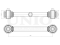 Rear upper longitudinal suspension arm thumb