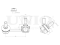 Front left stabilizer link thumb
