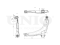 Front lower left transverse suspension arm thumb