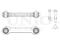 Rear upper left transverse suspension arm thumb