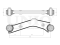 Rear upper longitudinal suspension arm thumb