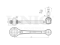 Rear upper transverse suspension arm thumb