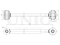 Rear upper transverse suspension arm thumb