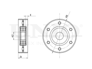 Drive belt tensioner pulley photo