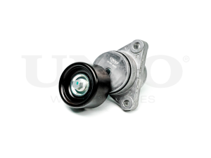 Drive belt tensioner with pulley photo