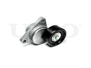 Drive belt tensioner with pulley photo