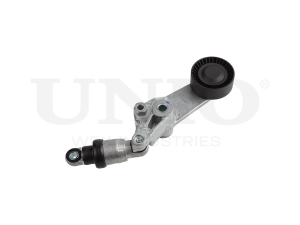 Drive belt tensioner with pulley photo