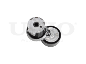 Drive belt tensioner with pulley photo