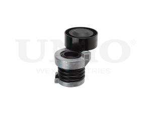 Drive belt tensioner with pulley photo