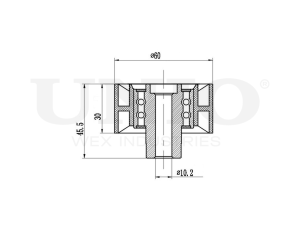 Ролик направляющий приводного ремня photo