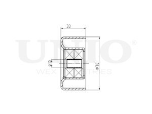 Ролик направляющий приводного ремня photo